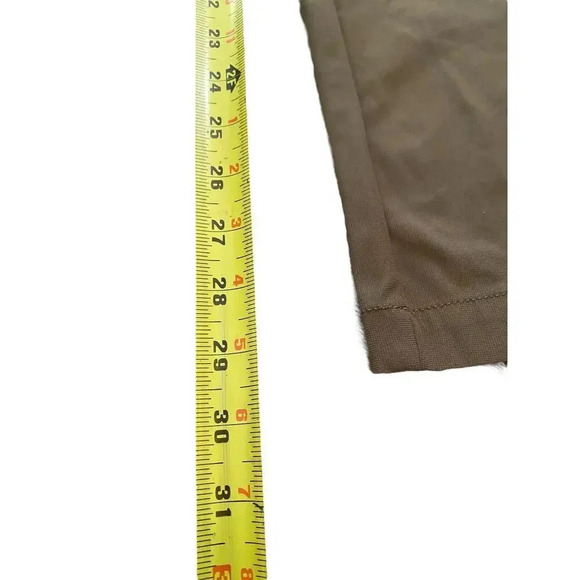 VRST Beige/tan Flat Front Slash Pockets Straight Leg Pants Size 34X30 - Picture 5 of 5